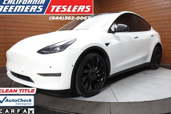TESLA MODEL Y 2022 7SAYGDEF0NF411770 image